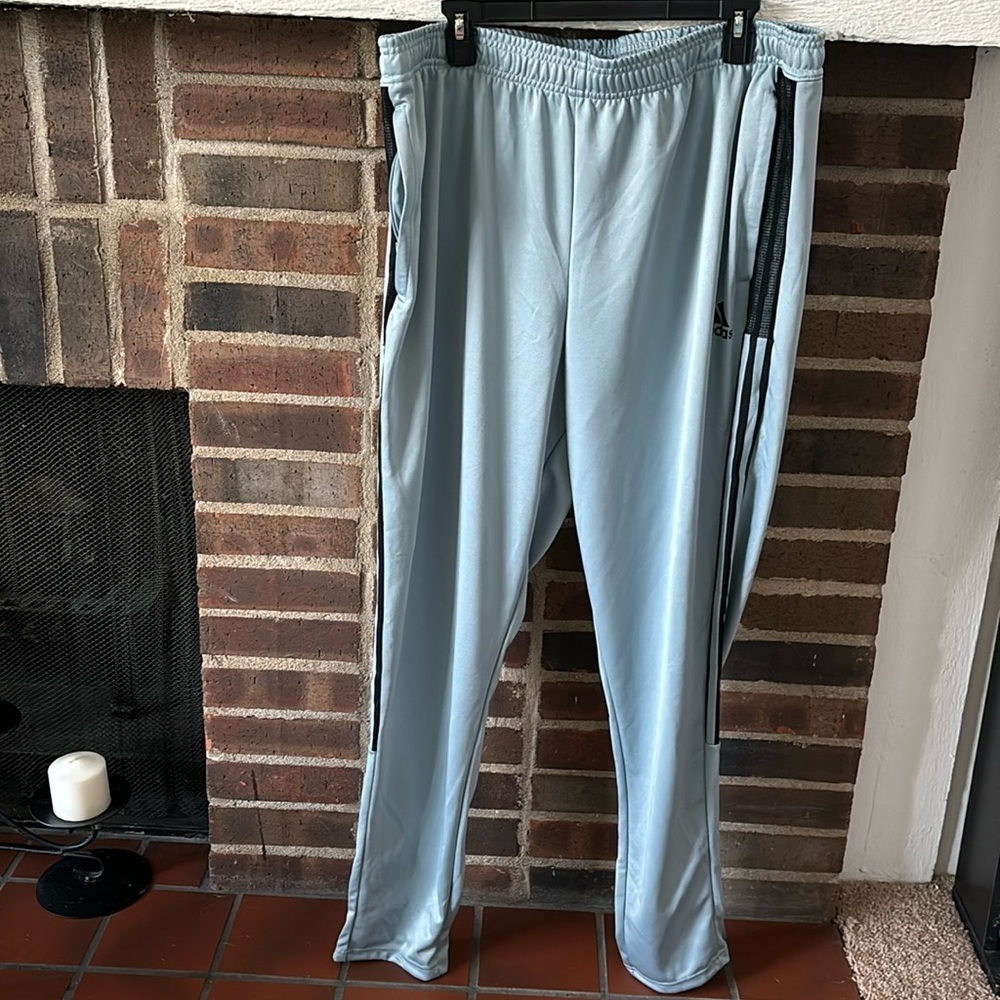 Adidas Men’s Tiro 21 Tapered Leg Regular Fit Track Pants Blue 2XLT Football